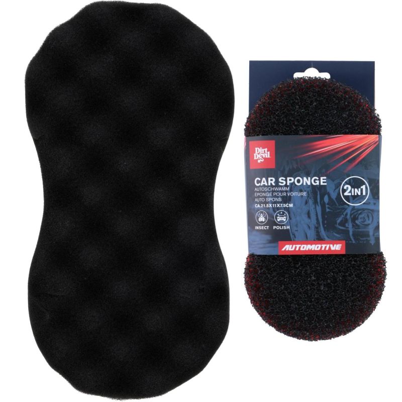 DOUBLE-SIDED CAR WASH SPONGE 21.5X11CM DIRT DEVIL