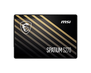 SSD|MSI|SPATIUM S270|960GB|SATA|3D NAND|Write speed 450 MBytes/sec|Read speed 500 MBytes/sec|2,5|TBW 500 TB|MTBF 2000000 hours|S78-440P130-P83