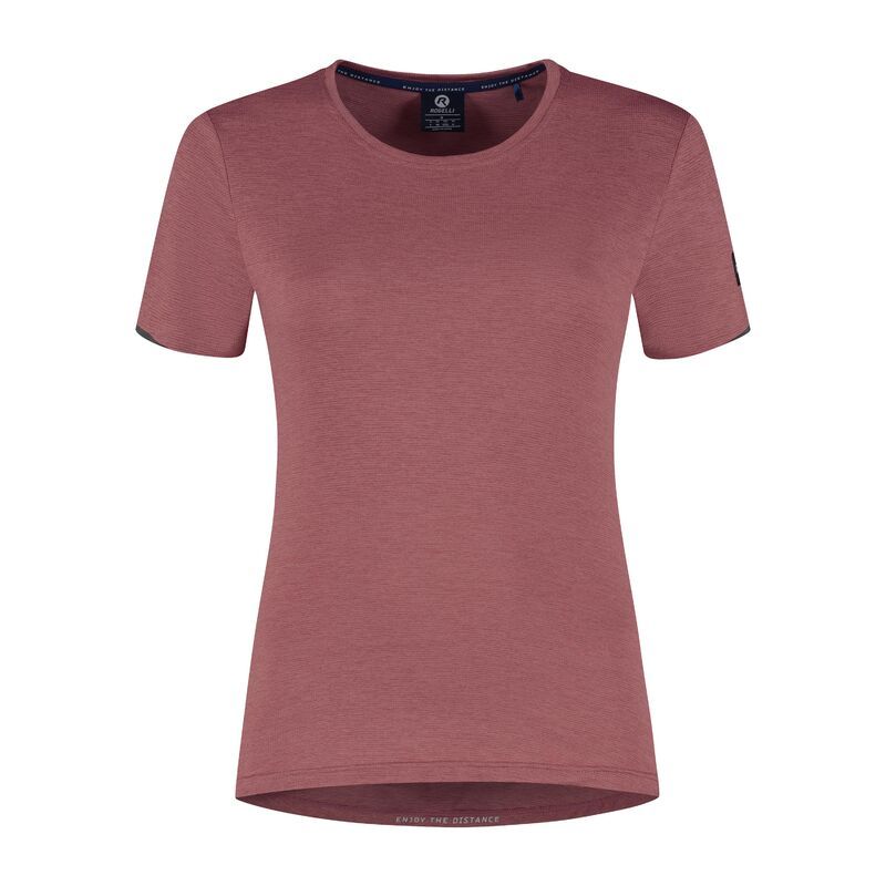 Rogelli d/b DISTANCE women's t-shirt burgundy M