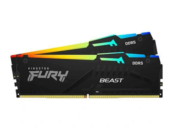 Оперативная память DIMM 64GB DDR5-5200 (Kit 2x32GB) KF552C40BBAK2-64 KINGSTON