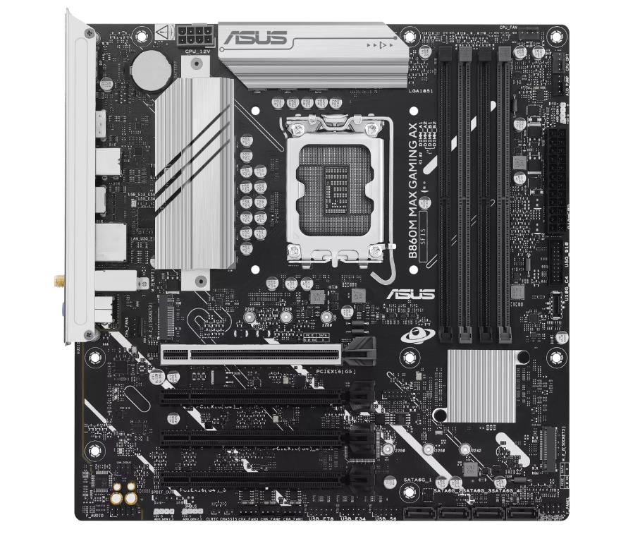 Mainboard|ASUS|Intel B860 Express|LGA1851|Micro-ATX|Memory DDR5|Memory slots 4|B860MMAXGAMINGAX