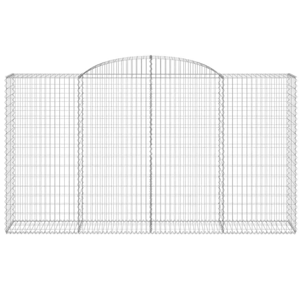 Габионная корзина арочной формы, 300x50x160/180 см, оцинкованная сталь