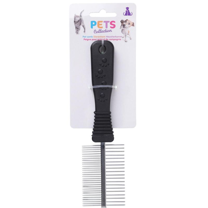 DOUBLE-SIDED COMB FOR ANIMAL GROOMING