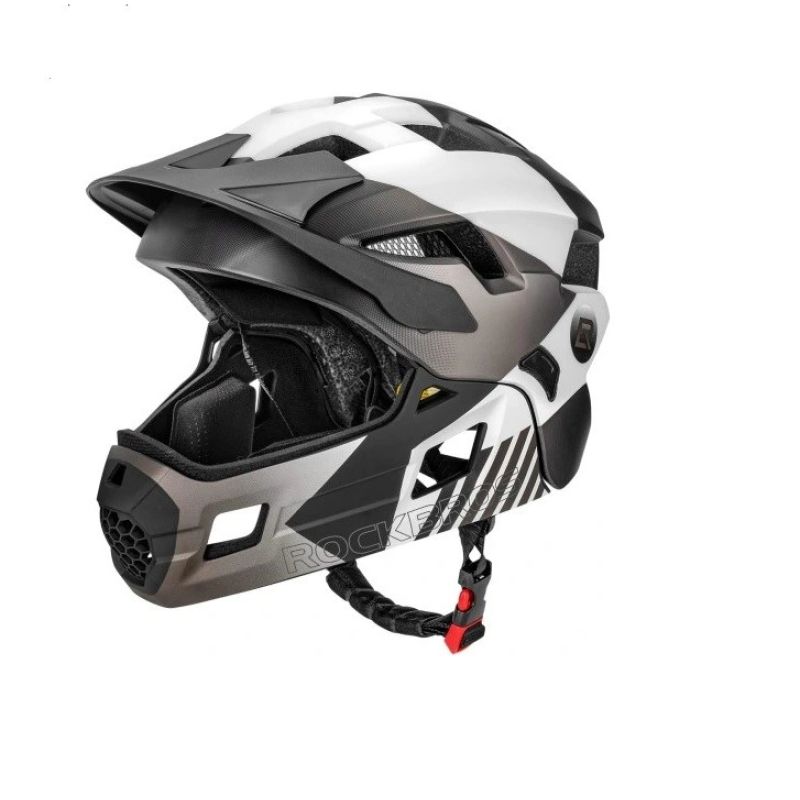 Rockbros Kids Helmet with Visor 48-54cm Black