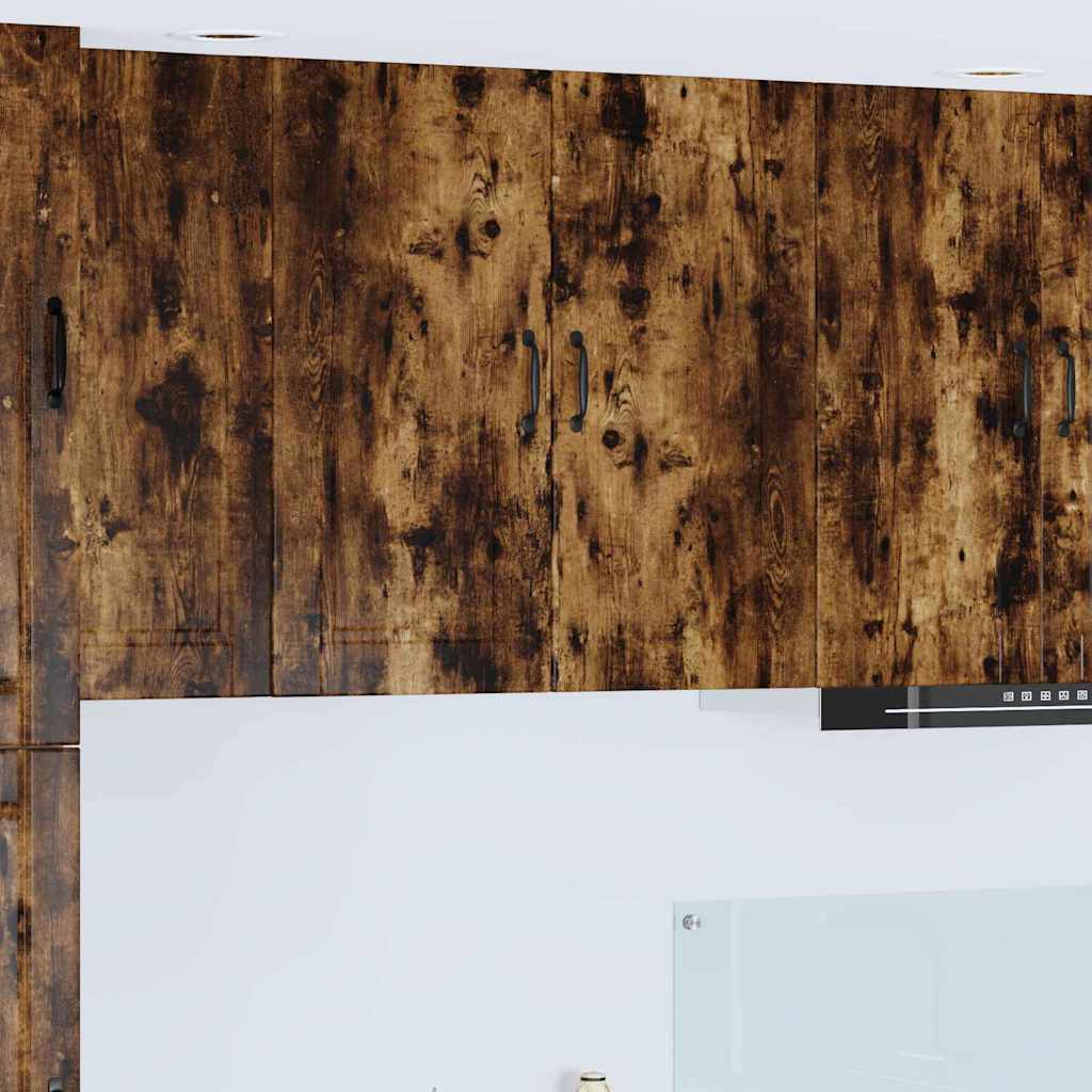 Seinakapp kööki Suitsetatud tamm 80 x 31 x 80 cm Tehispuit