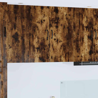 Seinakapp kööki Suitsetatud tamm 80 x 31 x 80 cm Tehispuit