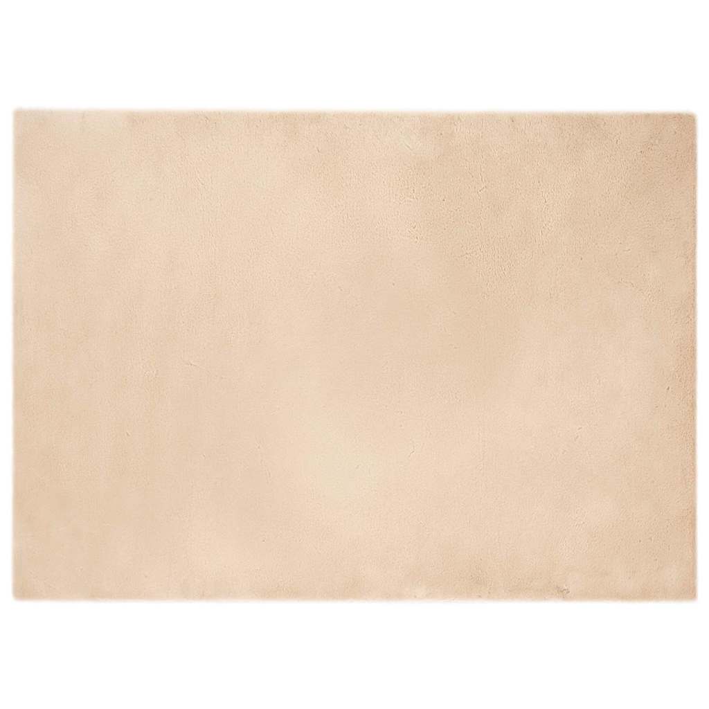 Kunstlik Küüliku Karv Mat Beež 200 x 280 cm Polüester