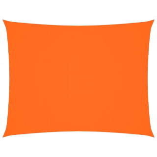 oxford-kangast päikesepuri, ristkülik, 2,5 x 4 m, oranž
