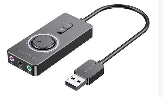 Звуковая карта-адаптер Vention CDRBB USB 0.15м