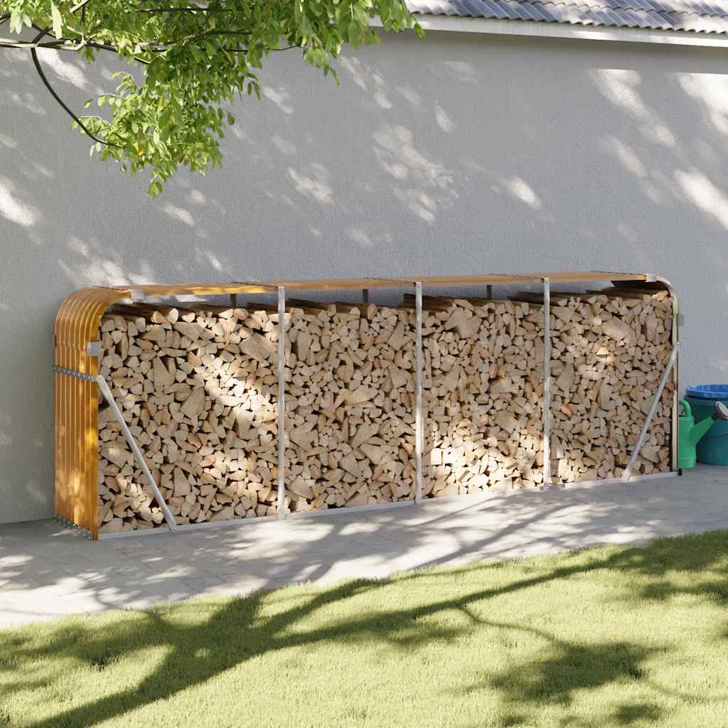 küttepuude alus, puiduvälimus, 300 x 45 x 100 cm, tsingitud teras