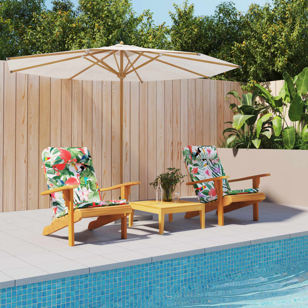 Adirondack tooli istmepadjad 2 tk, mitmevärviline, kangas