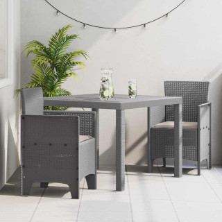 Aia söögilaudade komplekt 3 pcs Helehall Polt rattan