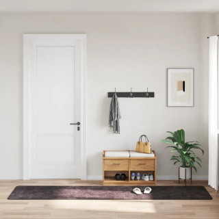 Ковер, моющийся, 80 x 300 см, антрацит, противоскользящий