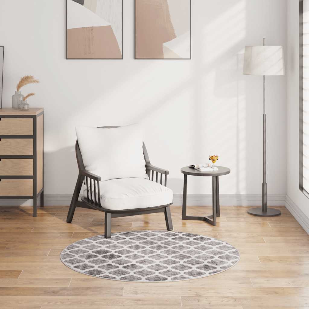 vaip, pestav, φ120 cm, mitmevärviline, libisemisvastane