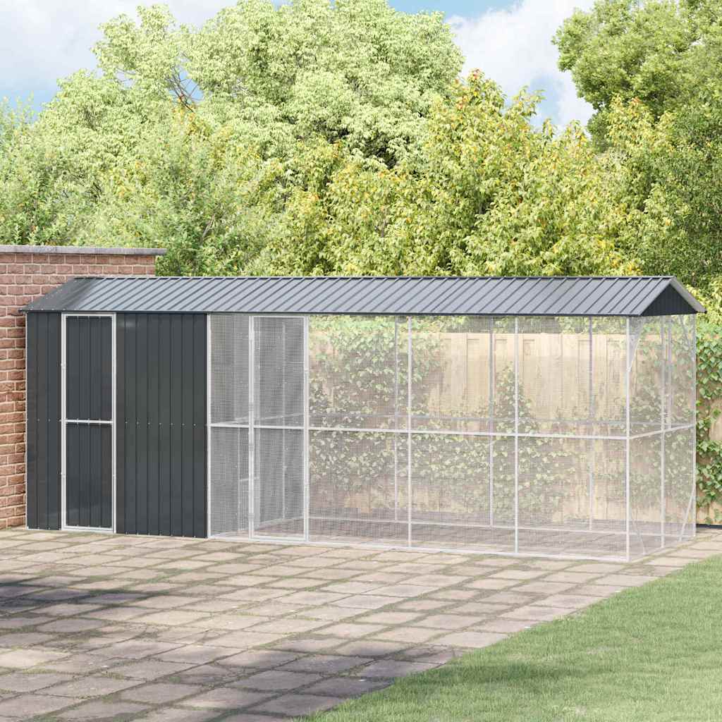 Lindude puur Antratsiit 645 x 208 x 247 cm Tsingitud teras