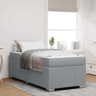 Voodi raam madratsiga Helehall 80 x 200 cm kangas