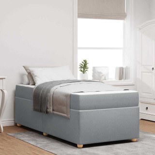 Voodi raam madratsiga Helehall 100 x 200 cm kangas