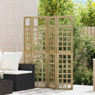 Privaatsusekraan 4 pcs Pruun 160 x 180 cm Immutatud kuusk