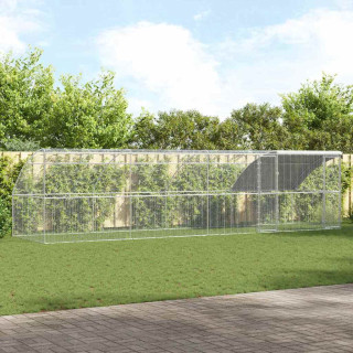 Kanakpuur Hõbedane 800 x 200 x 198.5 cm Tsingitud teras