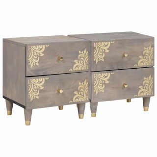 Öölambi kapp sahtliga 2 pcs Hall 40 x 33 x 46 cm mangopuit