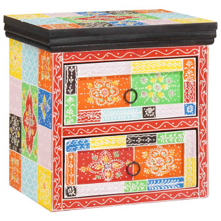 Öölambi kapp 2 pcs Mitmevärviline 40 x 30 x 40 cm Mangopuit