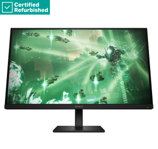 RENEW SILVER OMEN by HP 27q QHD Gaming Monitor - 27 2560x1440 QHD 400-nit 165Hz AG, IPS HDR 400, 2x HDMI/DisplayPort, height adjustable/tilt/pivot, 1 years
