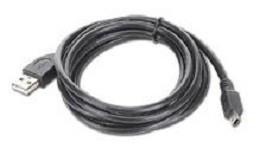 Кабель USB 2.0 AM-Mini 1.8м Black Gembird CCP-USB2-AM5P-6