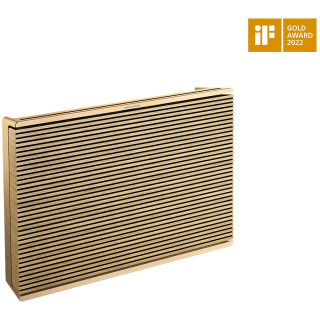 Beosound Level Speaker Gold Tone Alu (Cover Light Oak)