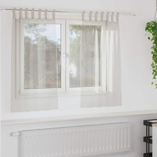 Kardinaid kardinatega 2 pcs cream 140x140cm Polüester