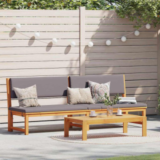 Lamamistool 1-isik Pruun 200 x 57 x 75cm Akaatsiapuit