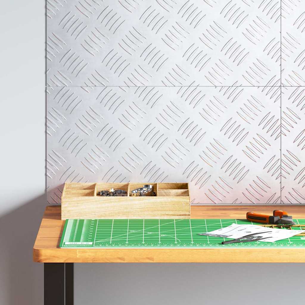 Алюминиевые рифленые листы 4 шт. Противоскользящие 50x25 см