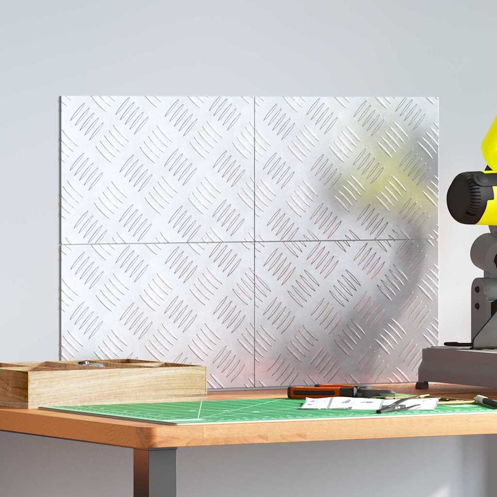 Алюминиевые накладки на ступени 4 шт. Противоскользящие 30x20 см