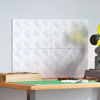 Алюминиевые накладки на ступени 4 шт. Противоскользящие 30x20 см