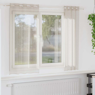 Kardinaid kardinatega 2 pcs Liivakarva 140x175cm Polüester