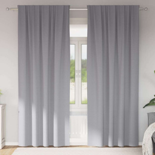 Kardinaid kardinatega 2 pcs Helehall 245x140cm Polüester