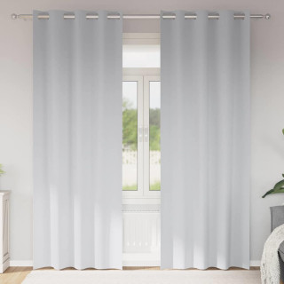 Kardinaid kardinatega 2 pcs Helehall 245x140cm Polüester