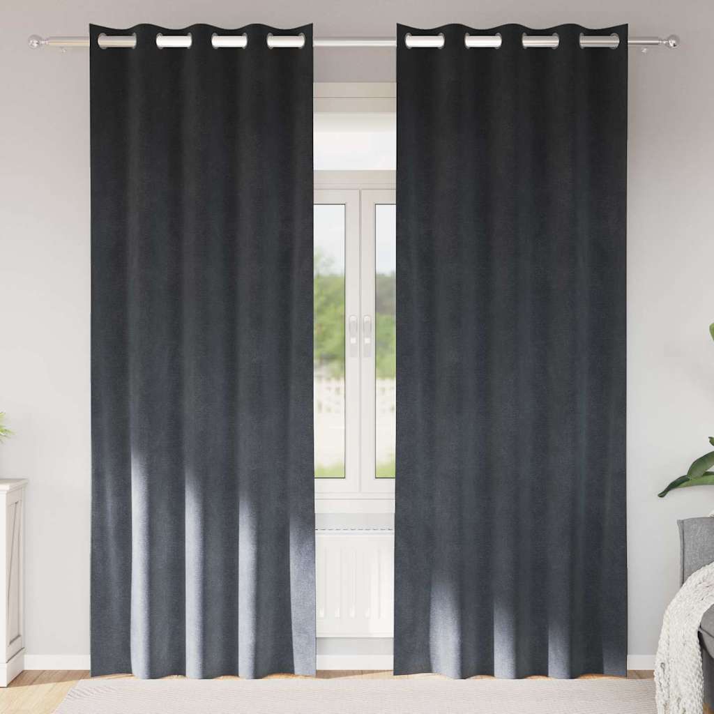 Kardinaid kardinatega 2 pcs Helehall 140 x 225 cm Samet