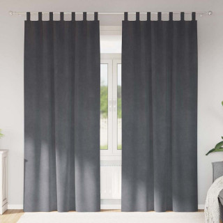 Kardinaid kardinatega 2 pcs Helehall 140 x 260 cm Samet
