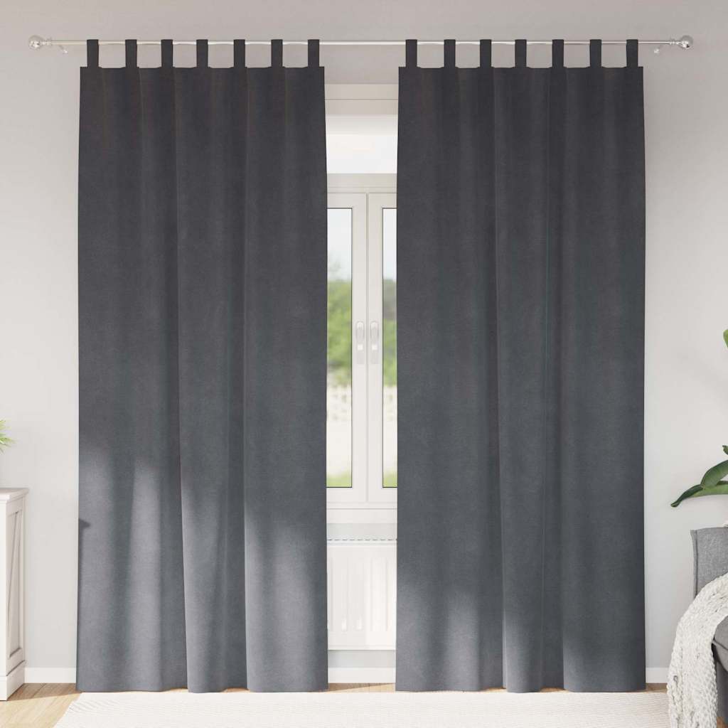 Kardinaid kardinatega 2 pcs Helehall 140 x 245 cm Samet