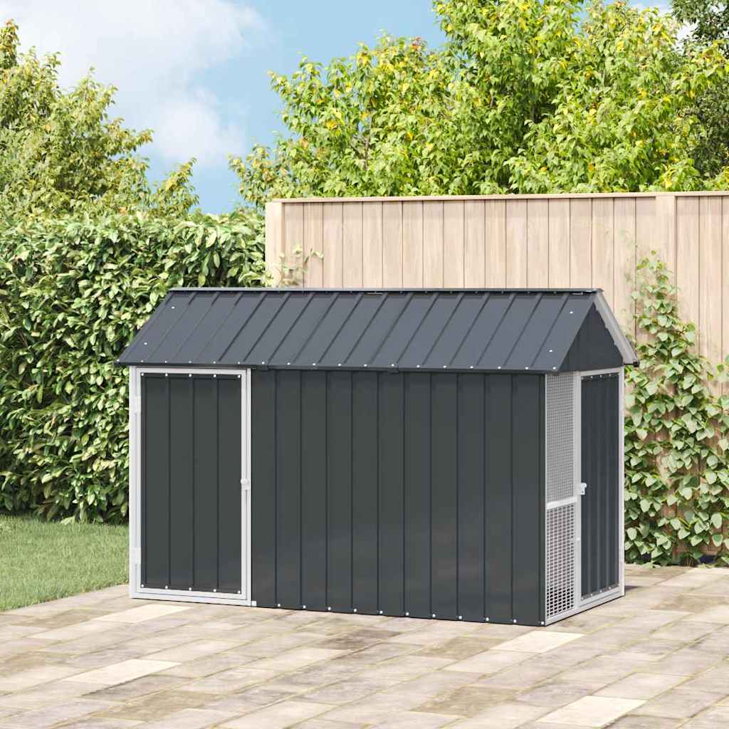 Клетка для птиц Антрацит 112x215x141 см Сталь