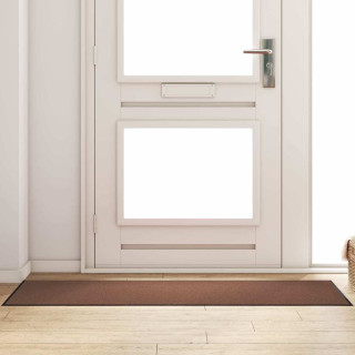 Uksematt Muu Pruun ja must 60 x 180 cm Polüpropüleen ja vinüül