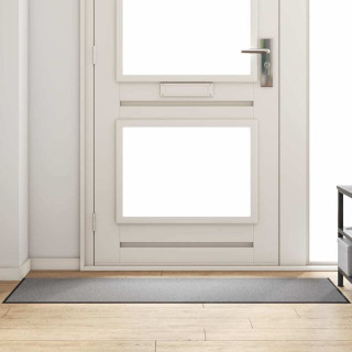 Uksematt Muu Hall ja must 60 x 180 cm Polüpropüleen ja vinüül