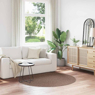 Libisemisvastane Shaggy Vaip Pruun 160 x 160 cm PP