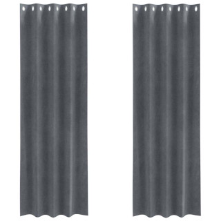 Kardinaid kardinatega 2 pcs Helehall 140 x 225 cm Samet