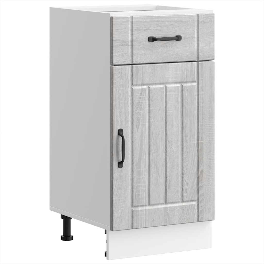 кухонный шкафчик Lucca, серый дуб сонома, искусственное дерево