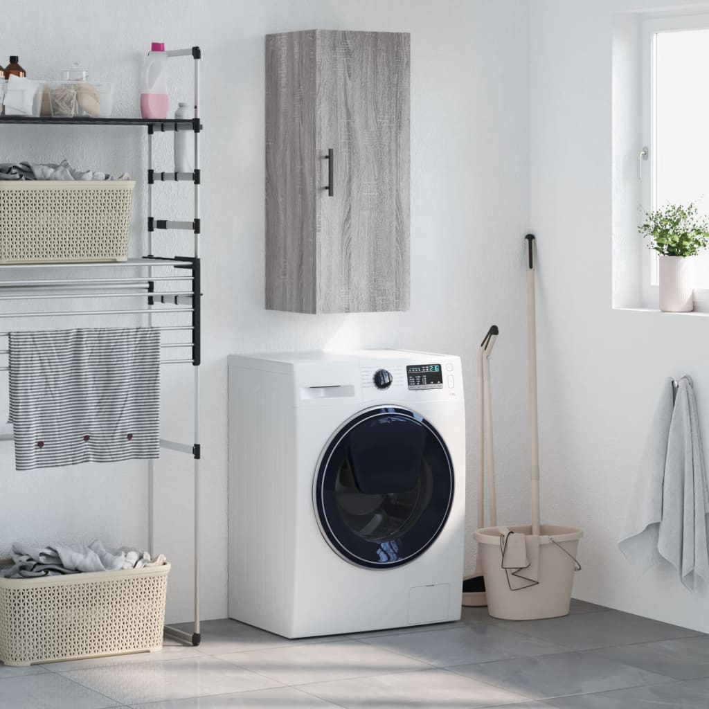 seinakapp, hall Sonoma tamm, 34,5 x 34 x 90 cm