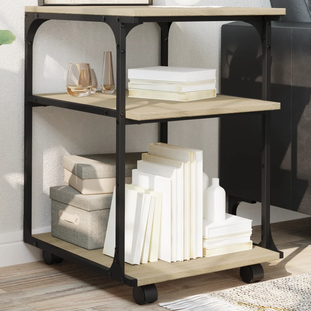 printerialus, 2 tasandit, Sonoma tamm, 43x48x64 cm, tehispuit