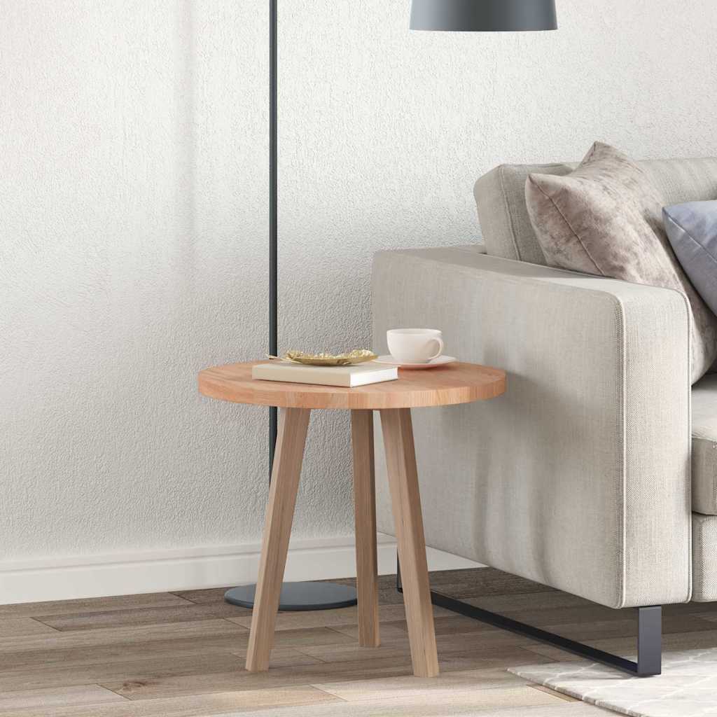 Lauda peal Helepruun Ø 50 x 2.5 cm Tugev tammepuit