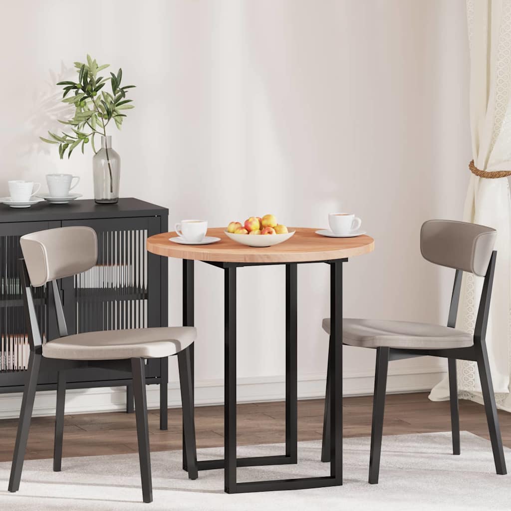 Lauda peal Helepruun Ø 80 x 2.5 cm Tugev tammepuit