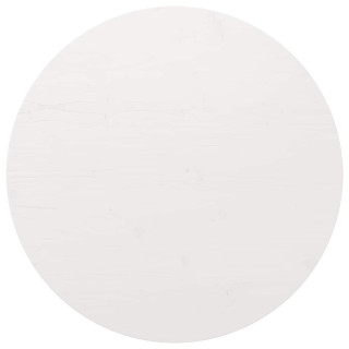 lauaplaat, valge Ø90x2,5 cm, männipuit